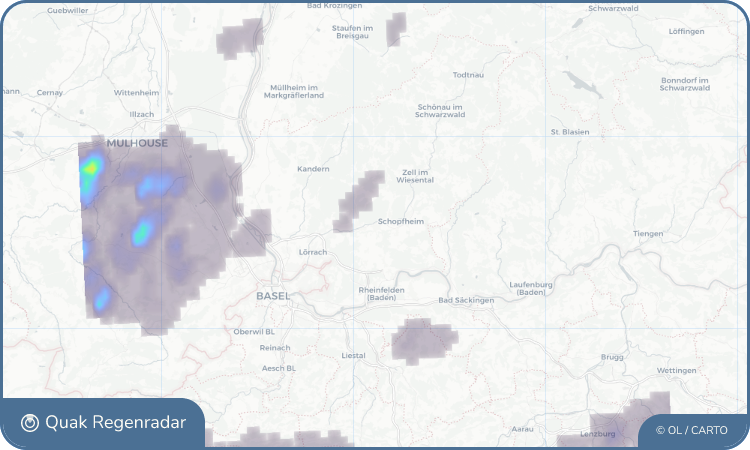 Quak Regenradar-Widget Maulburg