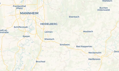 Regenradar Vorschaubild - Aktuelle Niederschläge in Meckesheim und Umgebung