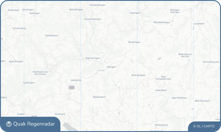 Regenradar-Widget für Mengen