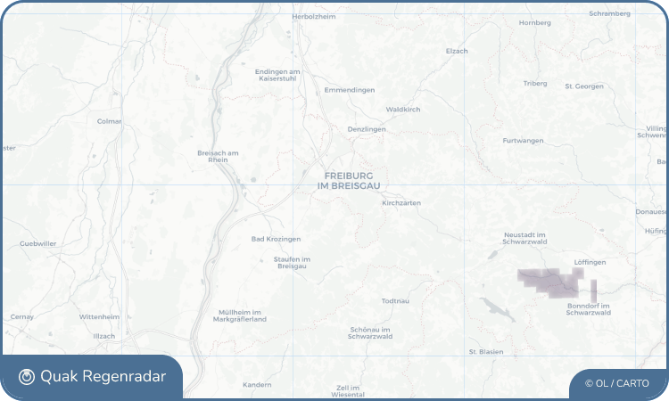 Quak Regenradar-Widget Merzhausen