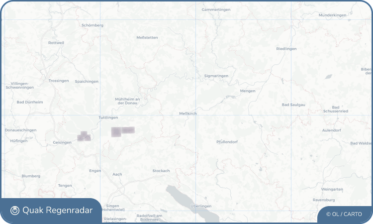 Regenradar-Widget für Meßkirch