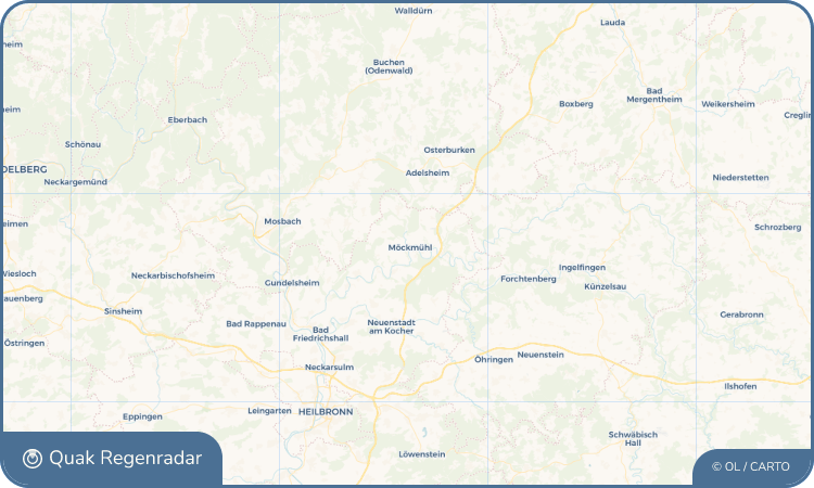 Quak Regenradar-Widget Möckmühl