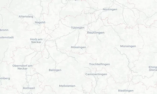 Regenradar Vorschaubild - Aktuelle Niederschläge in Mössingen und Umgebung