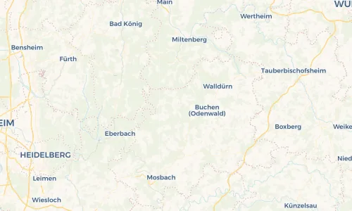 Regenradar Vorschaubild - Aktuelle Niederschläge in Mudau und Umgebung