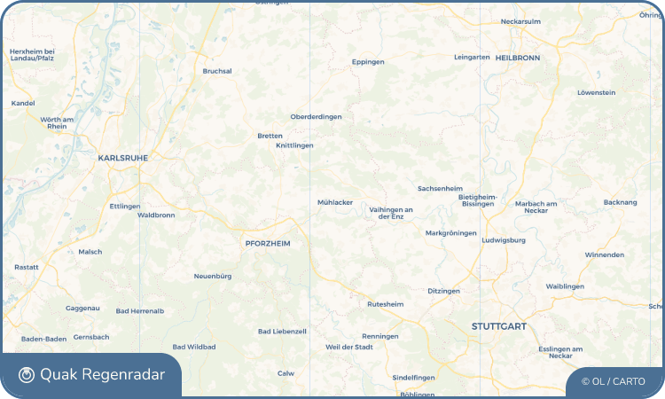Quak Regenradar-Widget Mühlacker