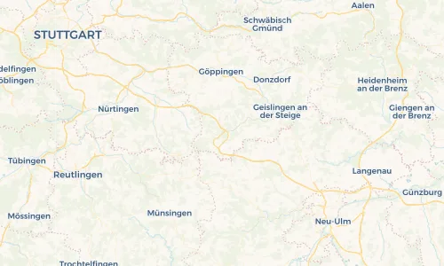 Regenradar Vorschaubild - Aktuelle Niederschläge in Mühlhausen im Täle und Umgebung