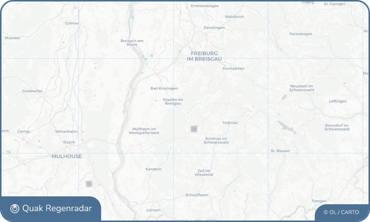 Quak Regenradar-Widget Münstertal