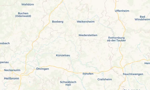 Regenradar Vorschaubild - Aktuelle Niederschläge in Mulfingen und Umgebung