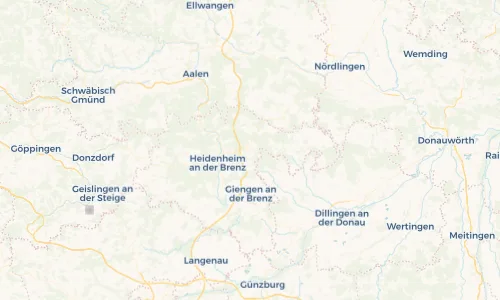 Regenradar Vorschaubild - Aktuelle Niederschläge in Nattheim und Umgebung