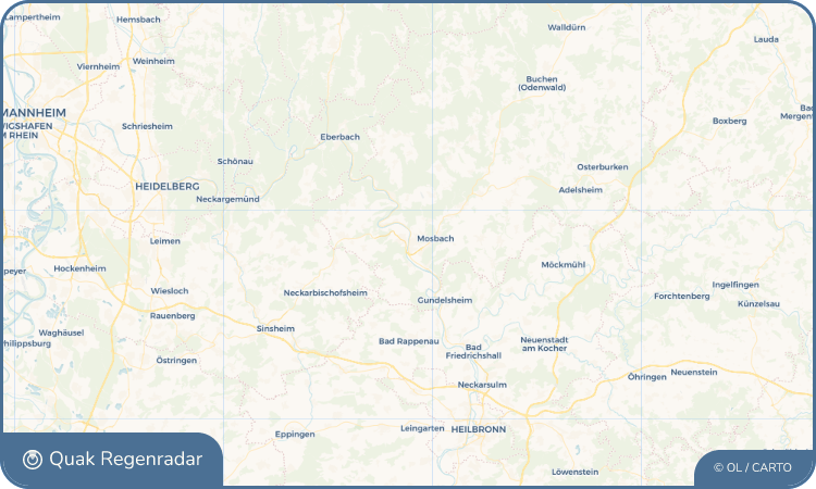 Regenradar-Widget für Neckarelz