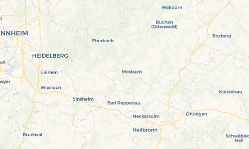 Regenradar Vorschaubild - Aktuelle Niederschläge in Neckarelz und Umgebung