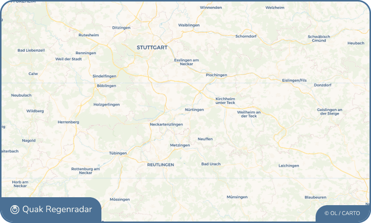 Regenradar-Widget für Neckarhausen