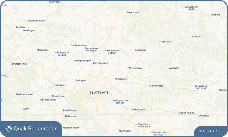 Quak Regenradar-Widget Neckarrems
