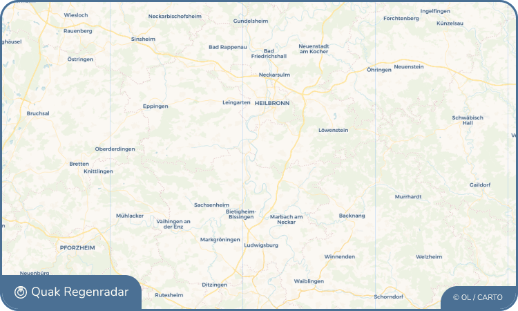 Regenradar-Widget für Neckarwestheim