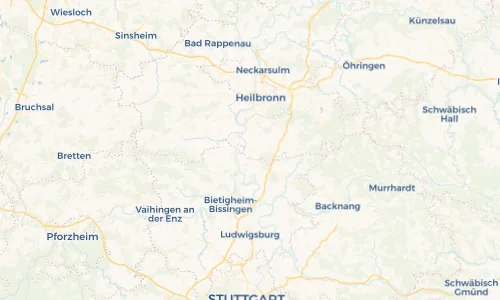 Regenradar Vorschaubild - Aktuelle Niederschläge in Neckarwestheim und Umgebung