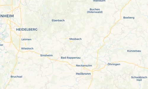 Regenradar Vorschaubild - Aktuelle Niederschläge in Neckarzimmern und Umgebung
