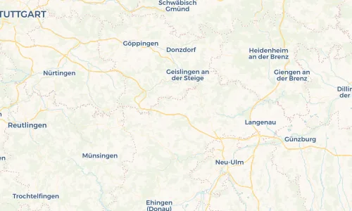 Regenradar Vorschaubild - Aktuelle Niederschläge in Nellingen und Umgebung