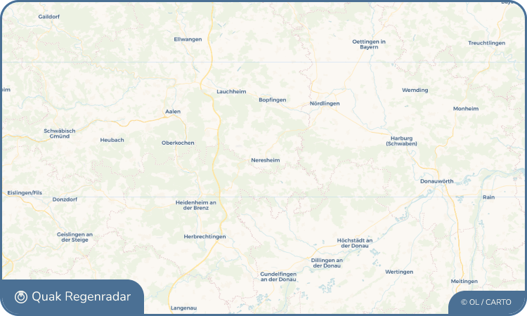 Quak Regenradar-Widget Neresheim