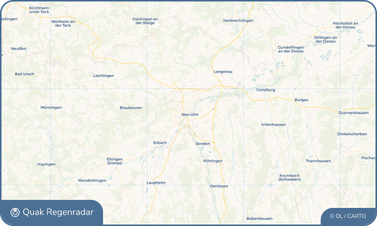 Quak Regenradar-Widget Neu-Ulm