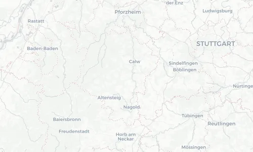 Regenradar Vorschaubild - Aktuelle Niederschläge in Neubulach und Umgebung