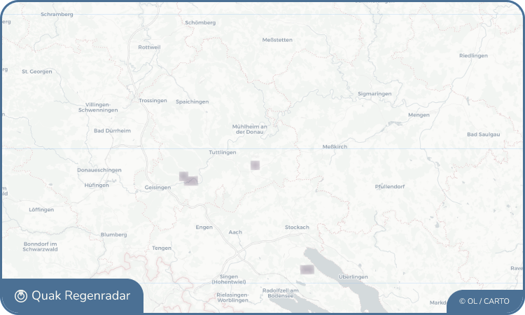 Quak Regenradar-Widget Neuhausen ob Eck