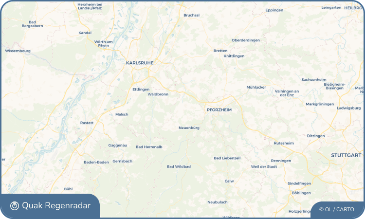 Quak Regenradar-Widget Niebelsbach