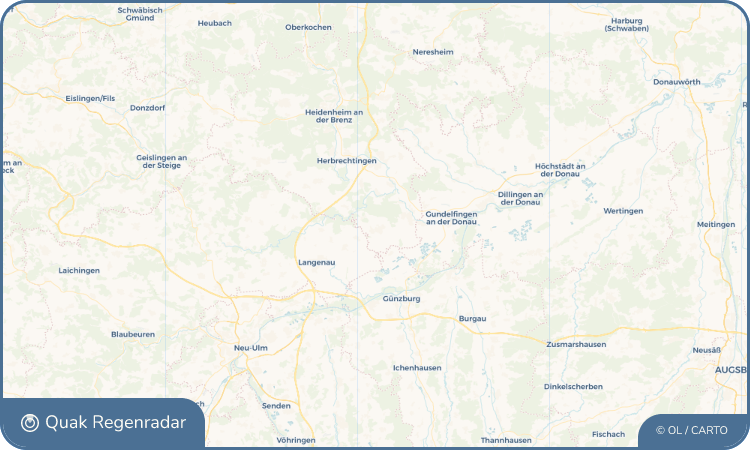Quak Regenradar-Widget Niederstotzingen