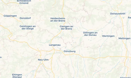 Regenradar Vorschaubild - Aktuelle Niederschläge in Niederstotzingen und Umgebung