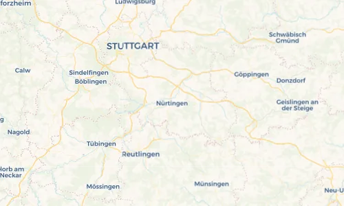 Regenradar Vorschaubild - Aktuelle Niederschläge in Nürtingen und Umgebung