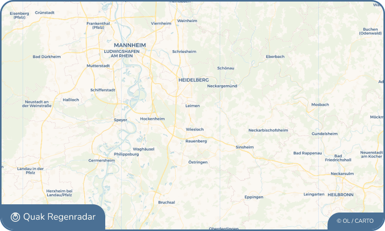 Regenradar-Widget für Nußloch