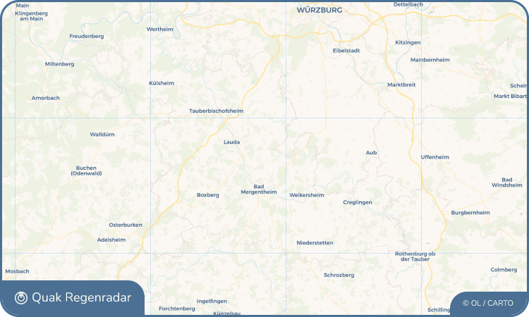 Quak Regenradar-Widget Oberbalbach