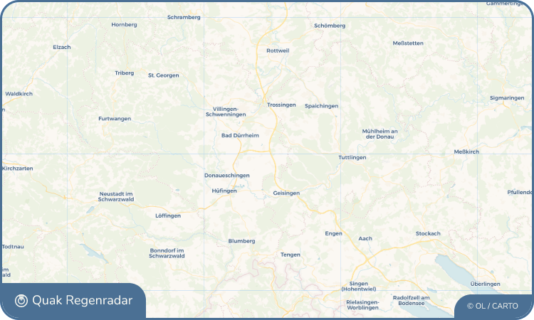 Quak Regenradar-Widget Oberbaldingen