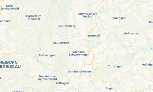 Regenradar Vorschaubild - Aktuelle Niederschläge in Obereschach und Umgebung