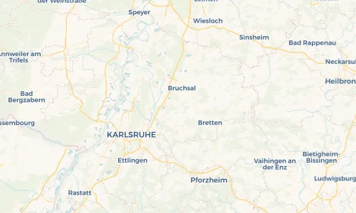 Regenradar Vorschaubild - Aktuelle Niederschläge in Obergrombach und Umgebung