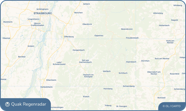 Quak Regenradar-Widget Oberharmersbach