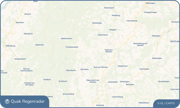 Quak Regenradar-Widget Oberiflingen