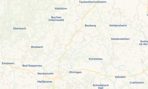 Regenradar Vorschaubild - Aktuelle Niederschläge in Oberkessach und Umgebung