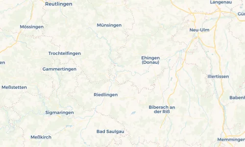Regenradar Vorschaubild - Aktuelle Niederschläge in Obermarchtal und Umgebung