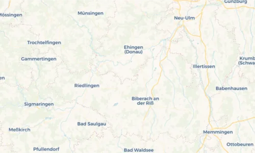Regenradar Vorschaubild - Aktuelle Niederschläge in Oberstadion und Umgebung