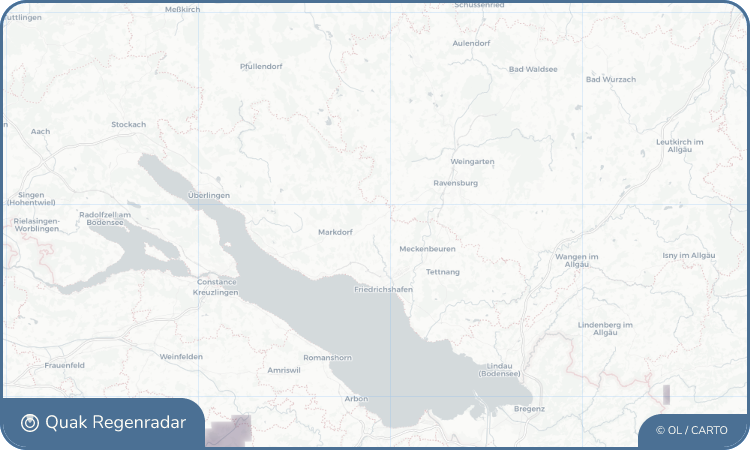 Regenradar-Widget für Oberteuringen