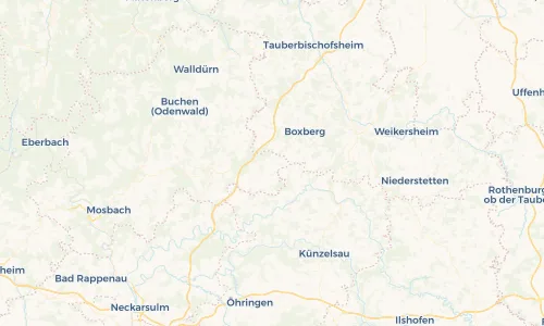 Regenradar Vorschaubild - Aktuelle Niederschläge in Oberwittstadt und Umgebung