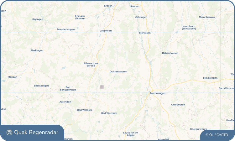 Quak Regenradar-Widget Ochsenhausen