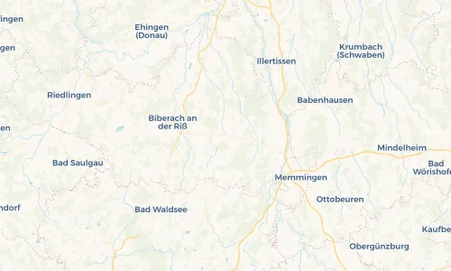 Regenradar Vorschaubild - Aktuelle Niederschläge in Ochsenhausen und Umgebung