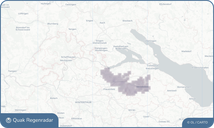 Quak Regenradar-Widget Öhningen (Bodensee)