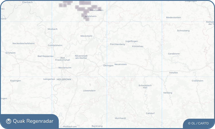 Regenradar-Widget für Öhringen