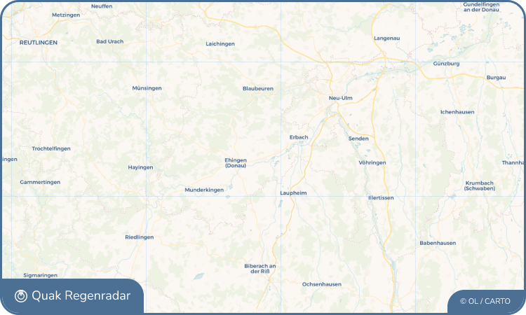 Quak Regenradar-Widget Öpfingen