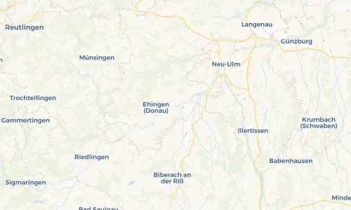 Regenradar Vorschaubild - Aktuelle Niederschläge in Öpfingen und Umgebung