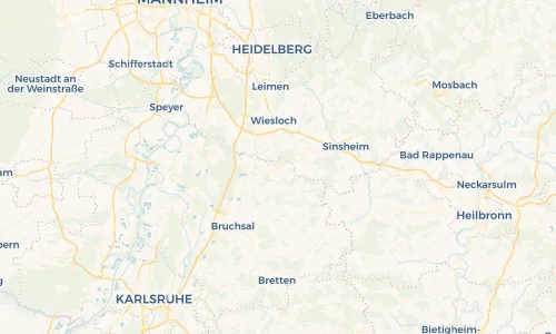 Regenradar Vorschaubild - Aktuelle Niederschläge in Östringen und Umgebung