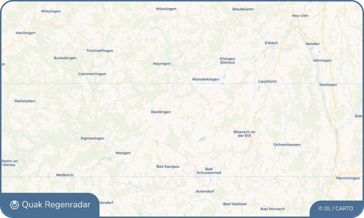 Quak Regenradar-Widget Offingen