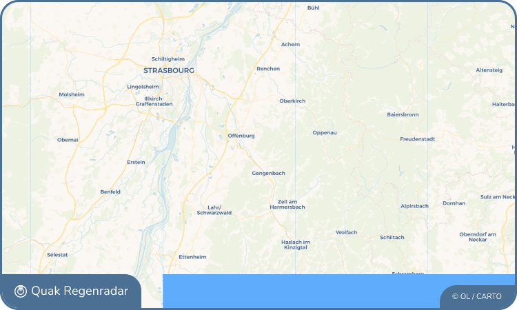Quak Regenradar-Widget Ohlsbach